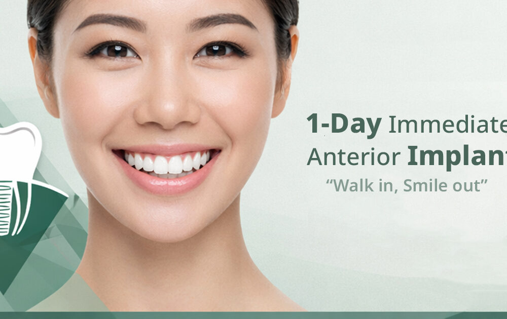 1-Day Immediate Anterior Dental Implant Procedure Bangkok GDC
